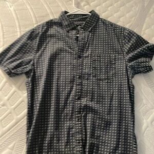 Paisley print button up